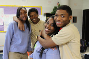 Living History Education students during The Normal Heart residency (2013).