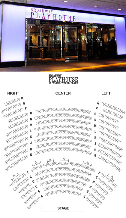 Broadway Playhouse At Water Tower Place Chicago Il Seating Chart